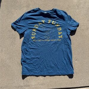 Blue Snoopy Peanuts Graphic T-Shirt